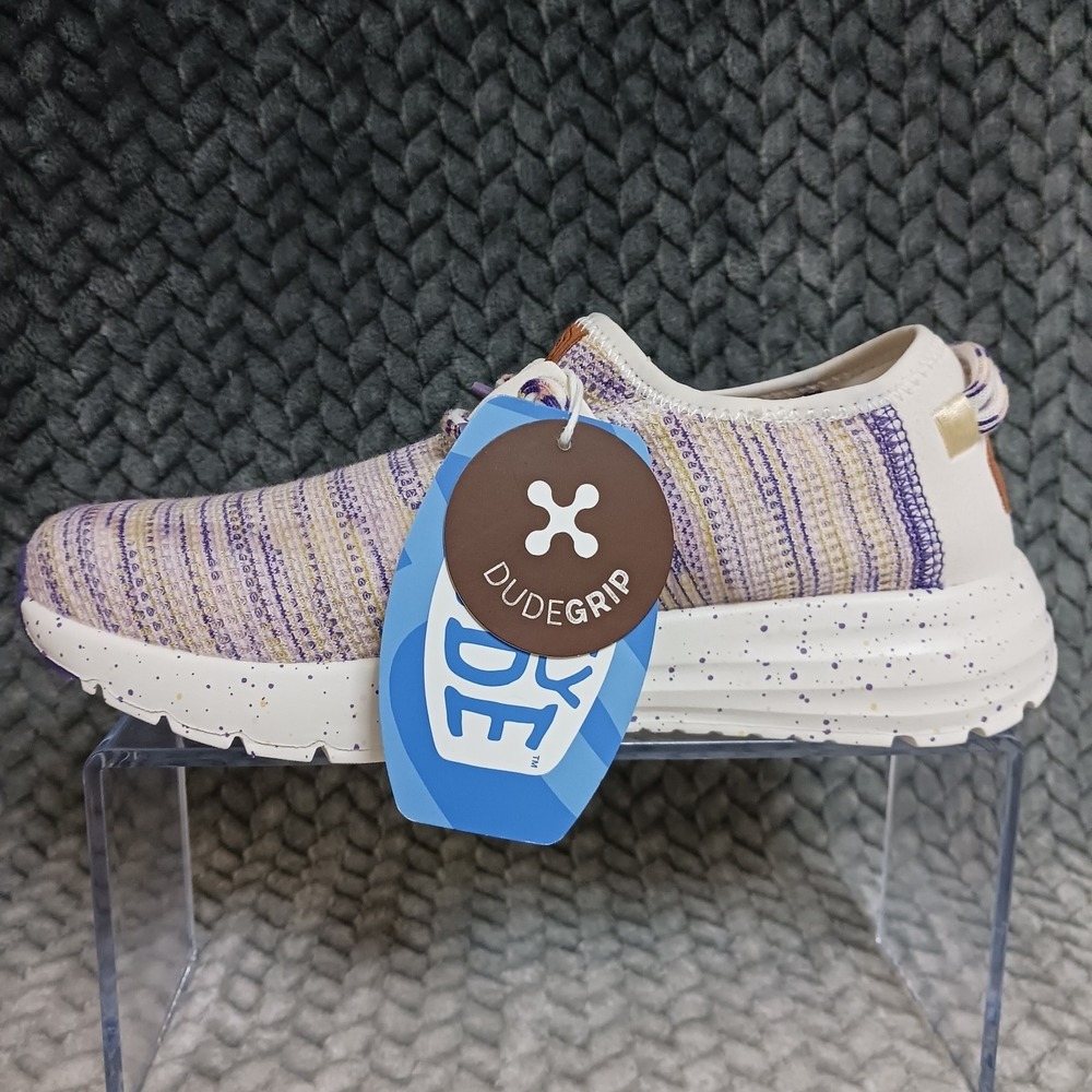 Hey Dude Women's Sneakers Shoes Egret Multicolor Sirocco W Knit Size 6 - Picture 8 of 10